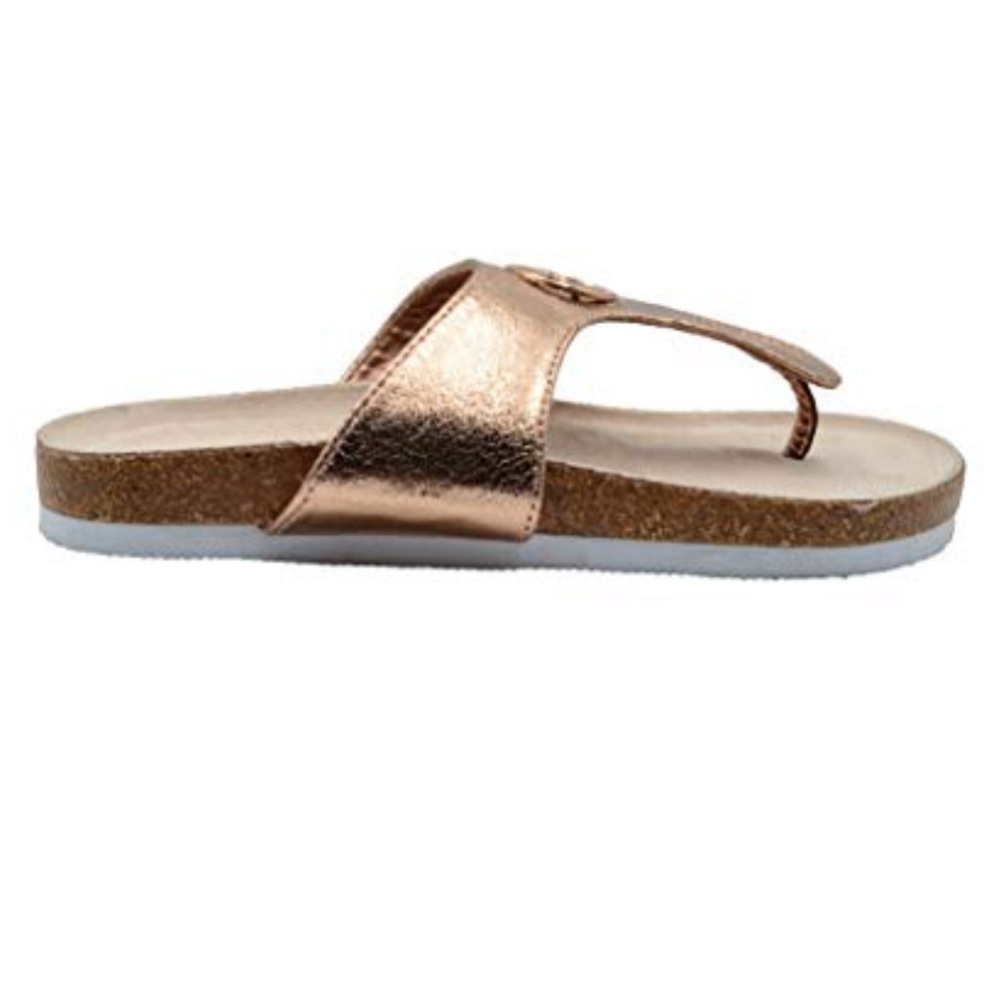 RAMPAGE GIRLS ROSE GOLD SANDALS - NIB! - Picture 3 of 7
